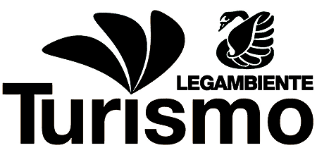 Logo Legambiente Turismo, marchio di qualit&agrave; ecologica per strutture sostenibili come il villaggio Lido di Pomposa